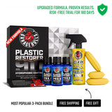Plastic Restorer & Hydrophobic Trim Coating Pack Of 3